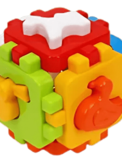 پازل مکعبی حیوانات یک عددی (توری)