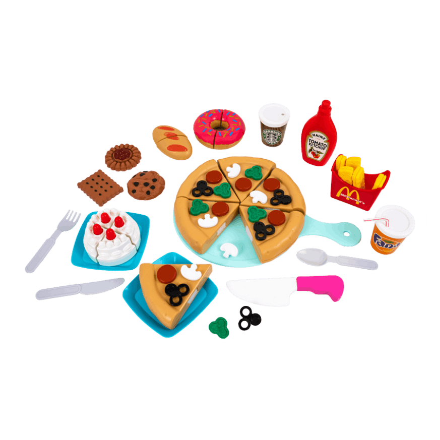 پیتزا و دسر(69 قطعه) فروش عمده زینوتویز